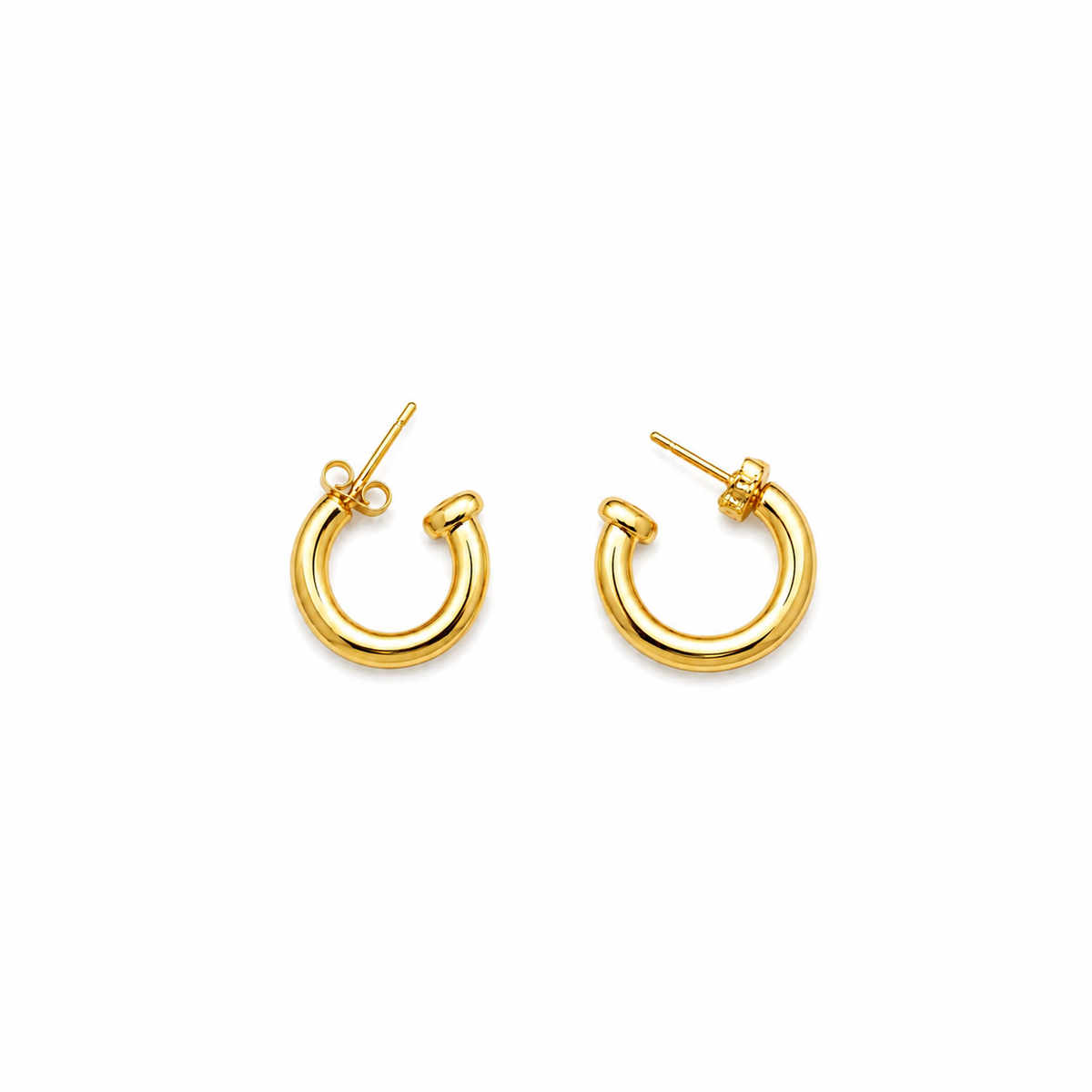 Lock & Luxe Hoop Earrings (2in1)