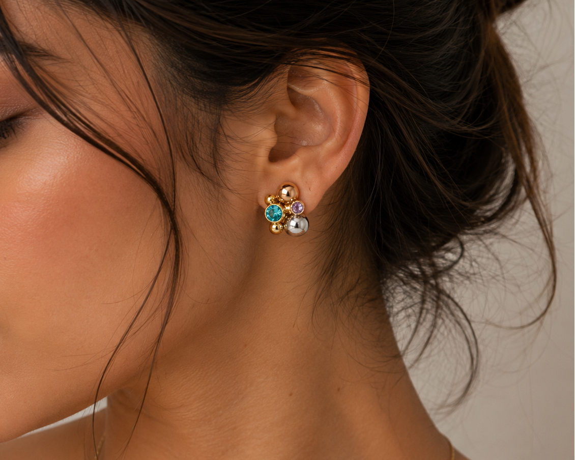 Orbit Crystal Earrings
