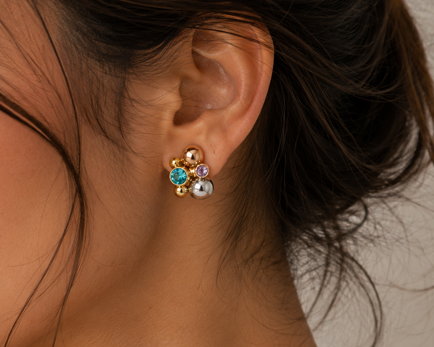 Orbit Crystal Earrings