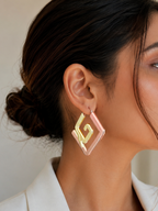 Tri-Tone Artisan Hoops