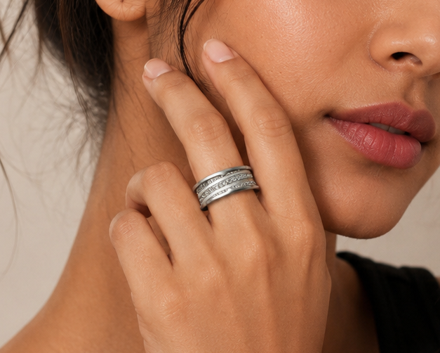 Silver Adjustable Ring