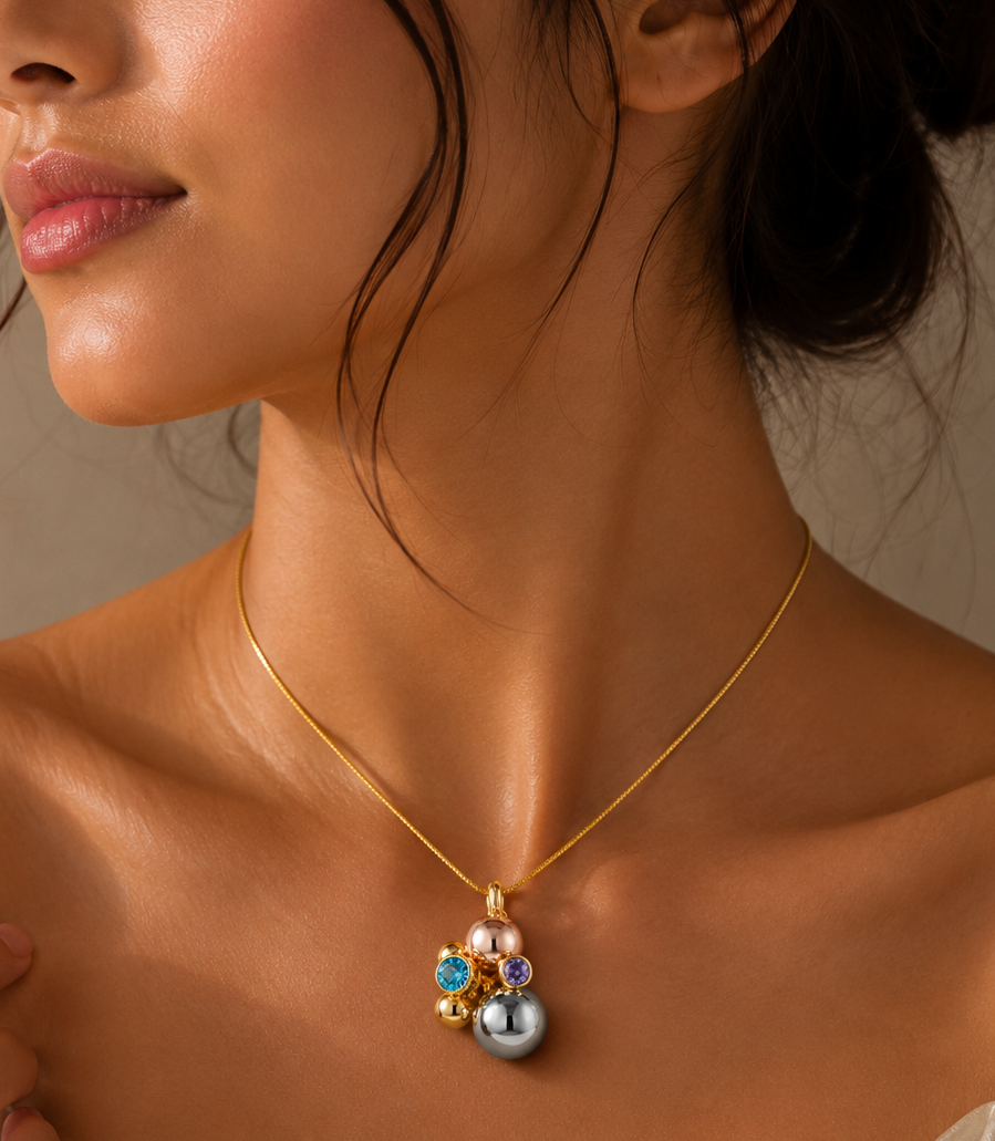 Orbit Crystal Necklace