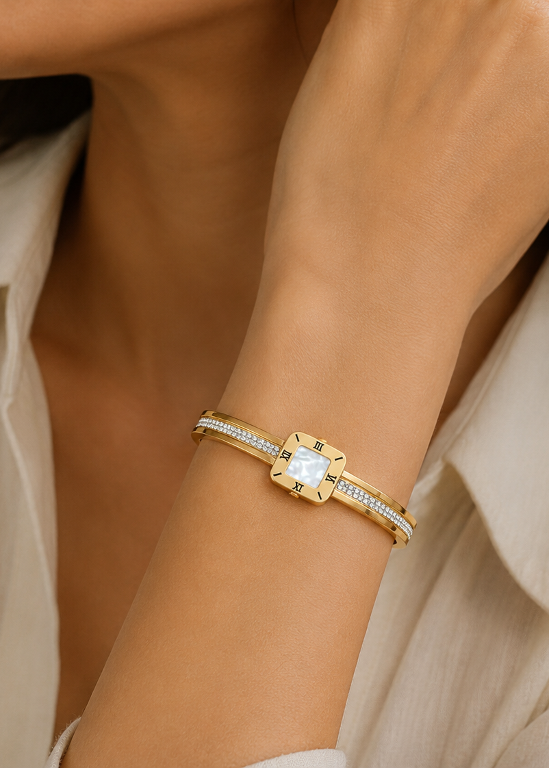 Mother Pearl Line Bracelet(BABYSIZE)