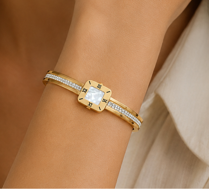 Mother Pearl Line Bracelet(BABYSIZE)