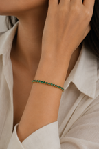 Dainty Emerald Tennis