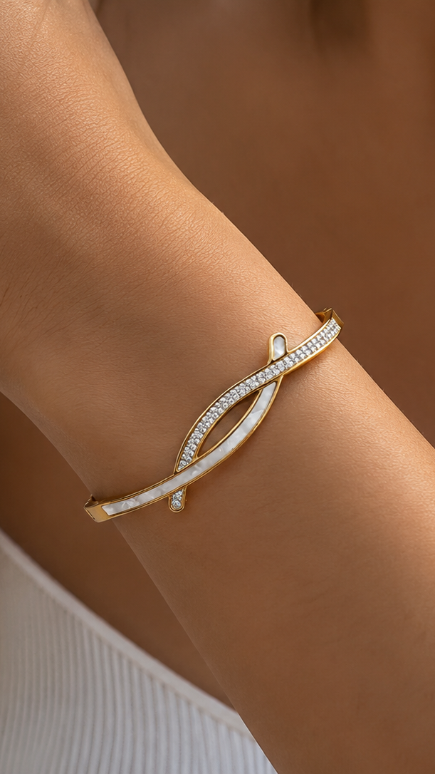 Dual line Bangle