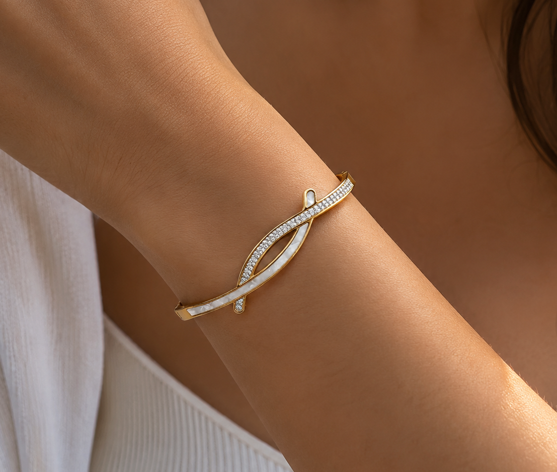 Dual line Bangle