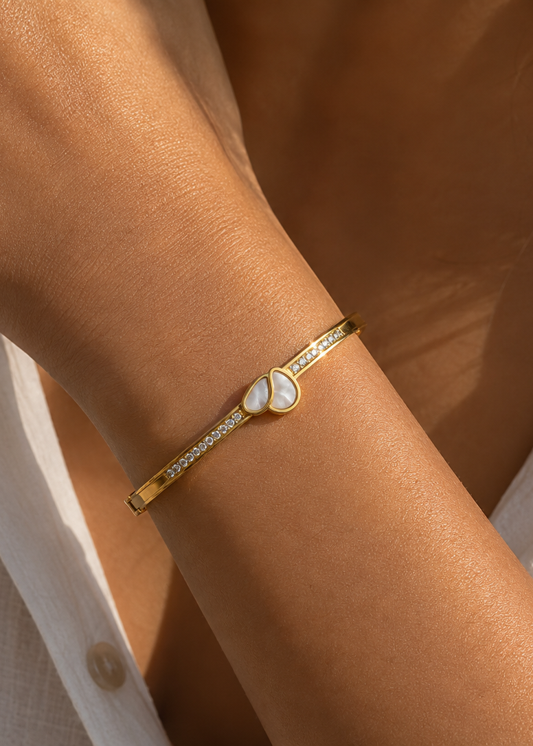 Heartline Charm Bangle(BABYSIZE)