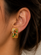 Multicolour Stone Earrings