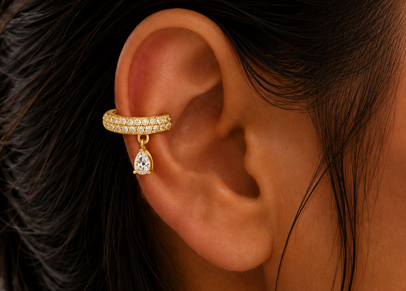 The Radiant Drop Earcuff