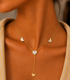 Butterfly Bliss Lariat Necklace