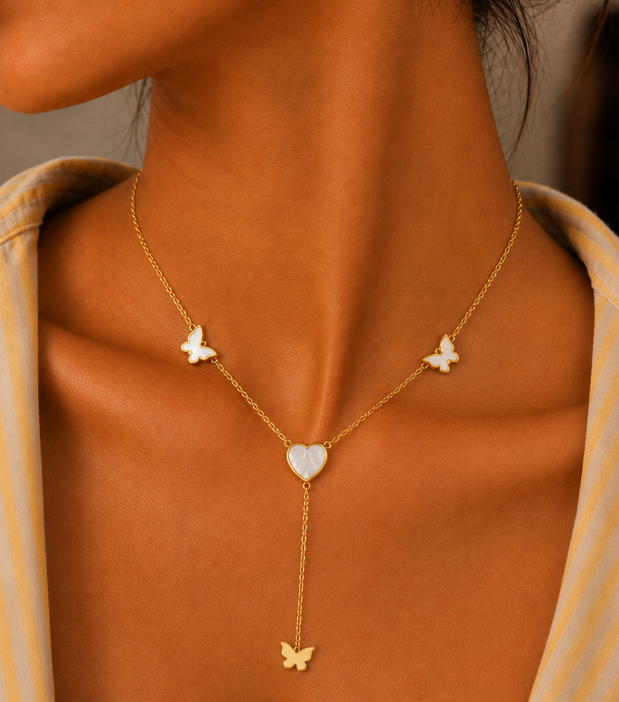 Butterfly Bliss Lariat Necklace