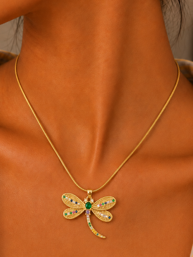 Enchanted Dragonfly Necklace