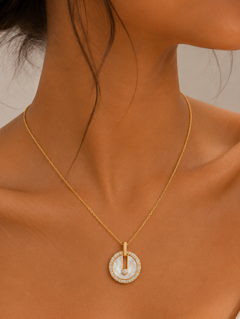 Celeste Mother of Pearl Necklace