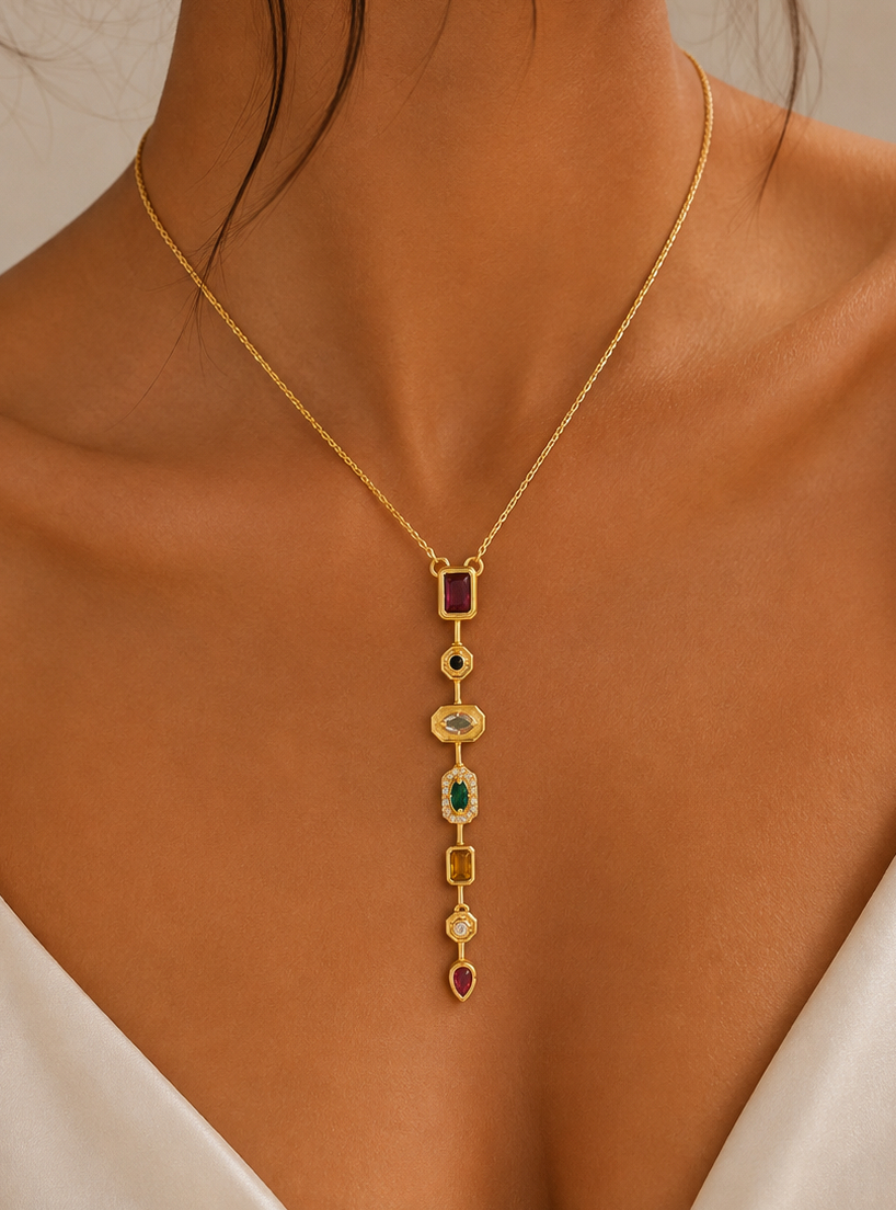 Chroma Drop Necklace