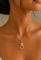 Panther Halo Necklace