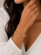 Safari Pearl Link Bracelet