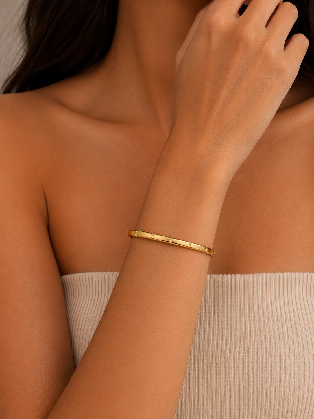 Minimalist Link Bangle (BABYSIZE)