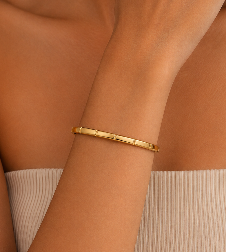 Minimalist Link Bangle (BABYSIZE)