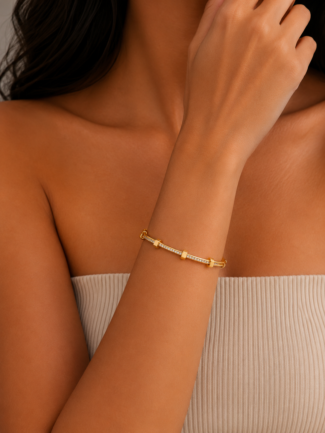 Pavé Luxe Bangle
