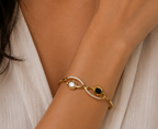 Roman Icon Enamel Bangle