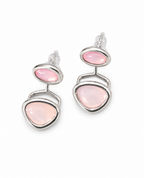 Pink Stone Double Drop