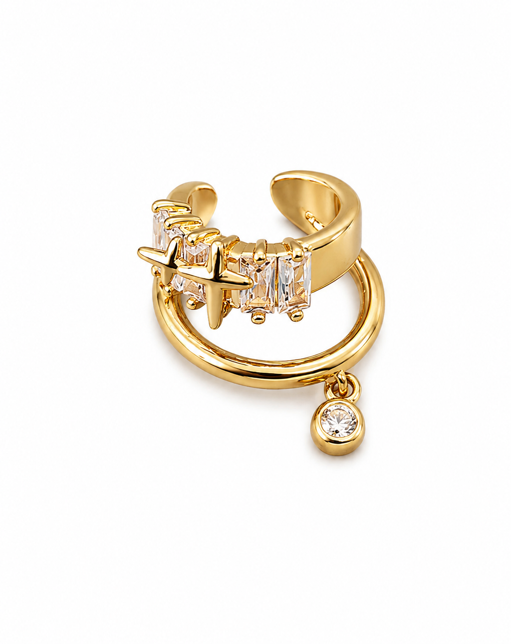 Celestial Crystal Earcuff