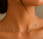 Baguette Glow Necklace