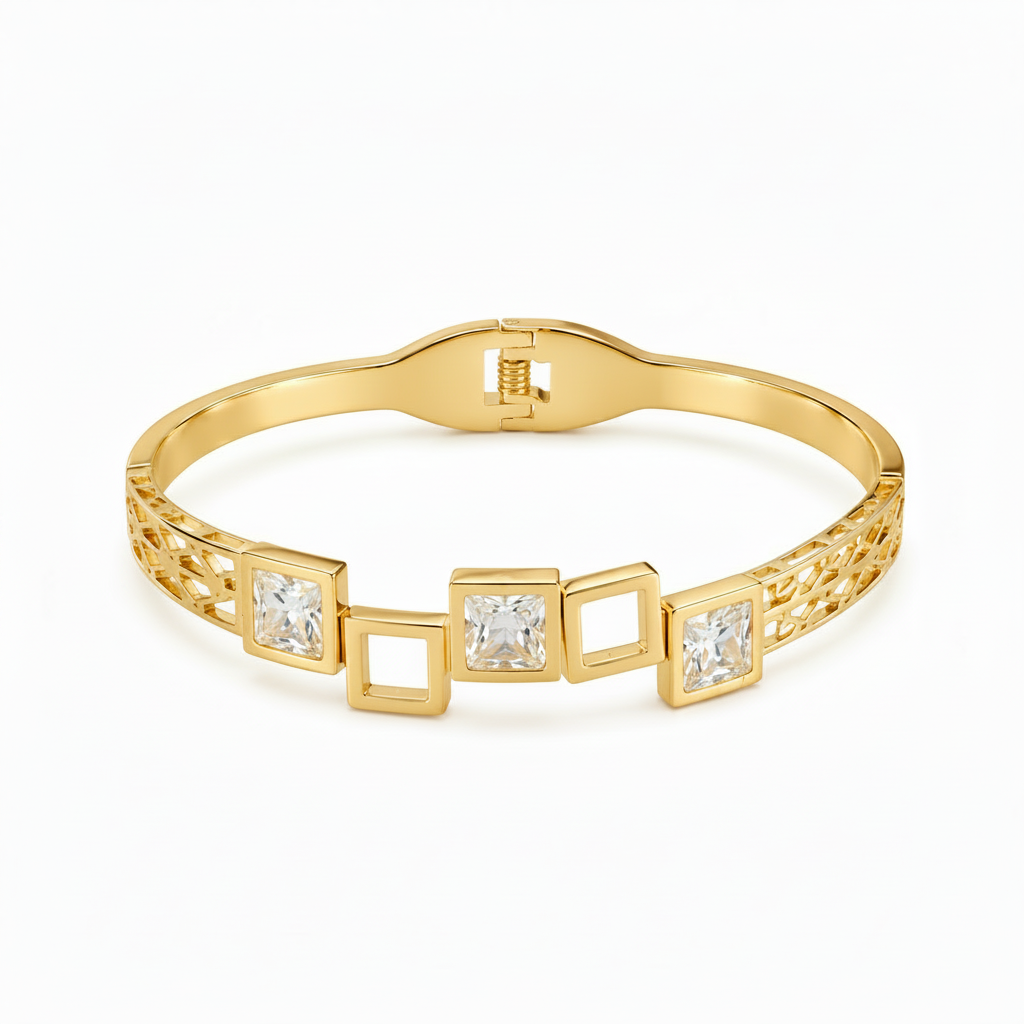 Elegant Rhinestone Bracelet