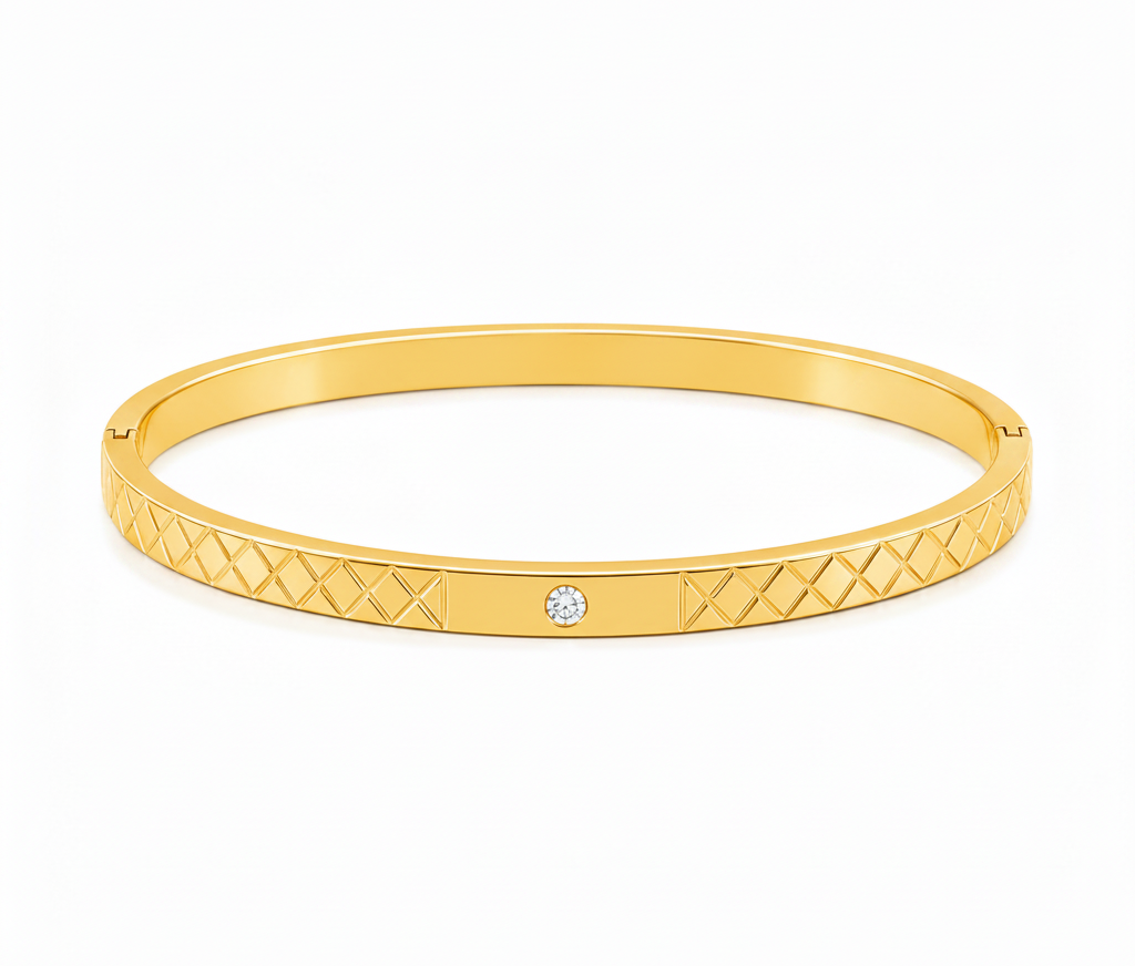 Diamond Accent Geometric  Bracelet