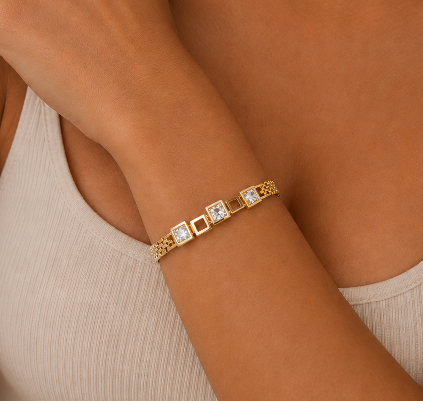Elegant Rhinestone Bracelet