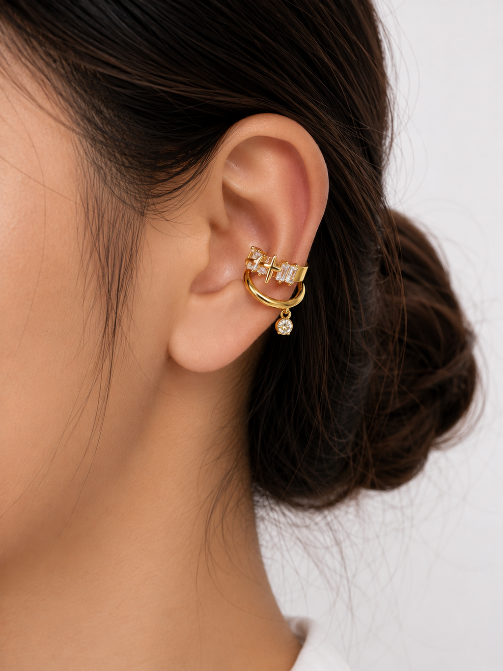 Celestial Crystal Earcuff