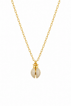 Celeste Crystal Beetle Necklace
