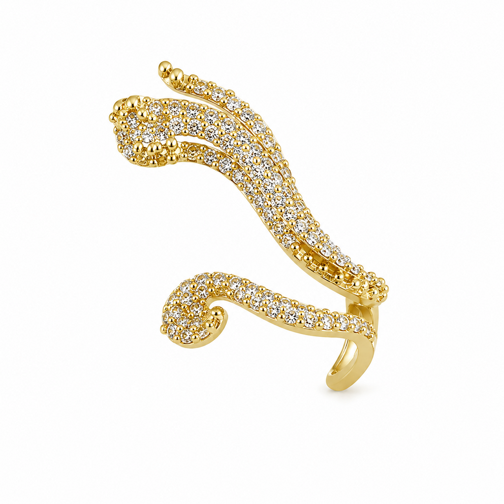 Serpentina Pavé Ear Cuff