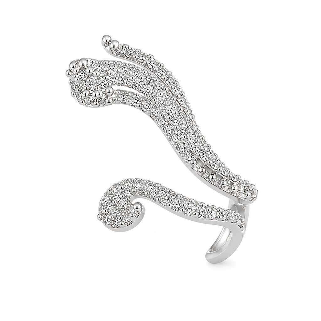 Serpentina Pavé Ear Cuff