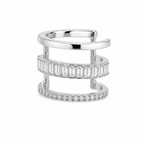 Luxe Triple Pavé Ear Cuff