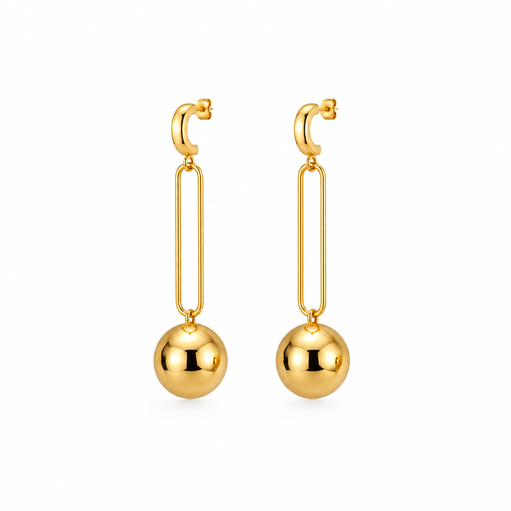 Orbit Ball Drop Earrings