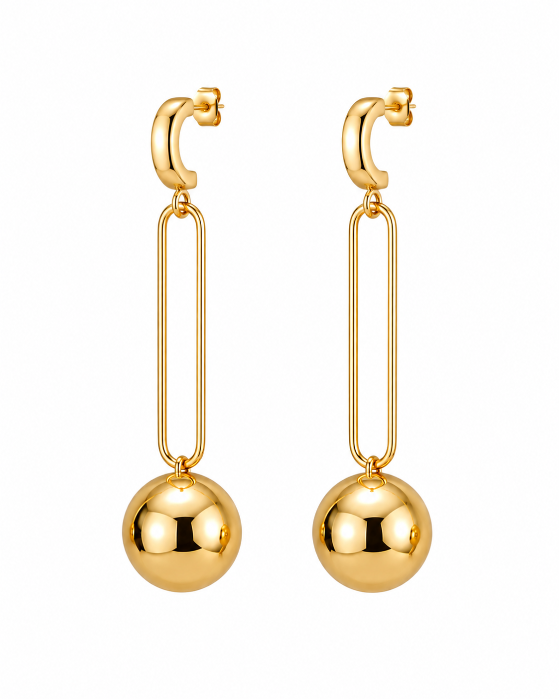 Orbit Ball Drop Earrings