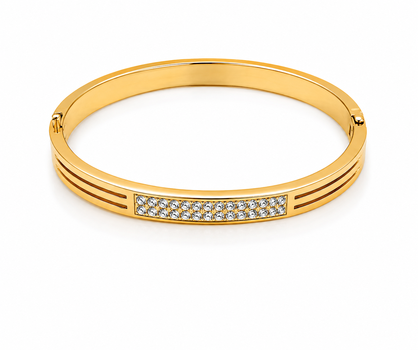 Luxe Pavé Bar Bangle