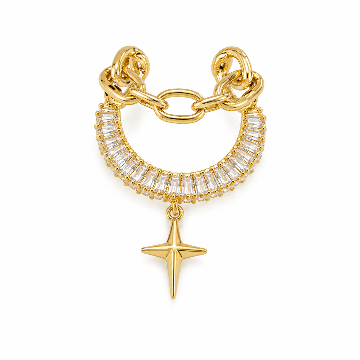 Celestial Star Link Earcuff