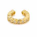 Heart Crystal Earcuff