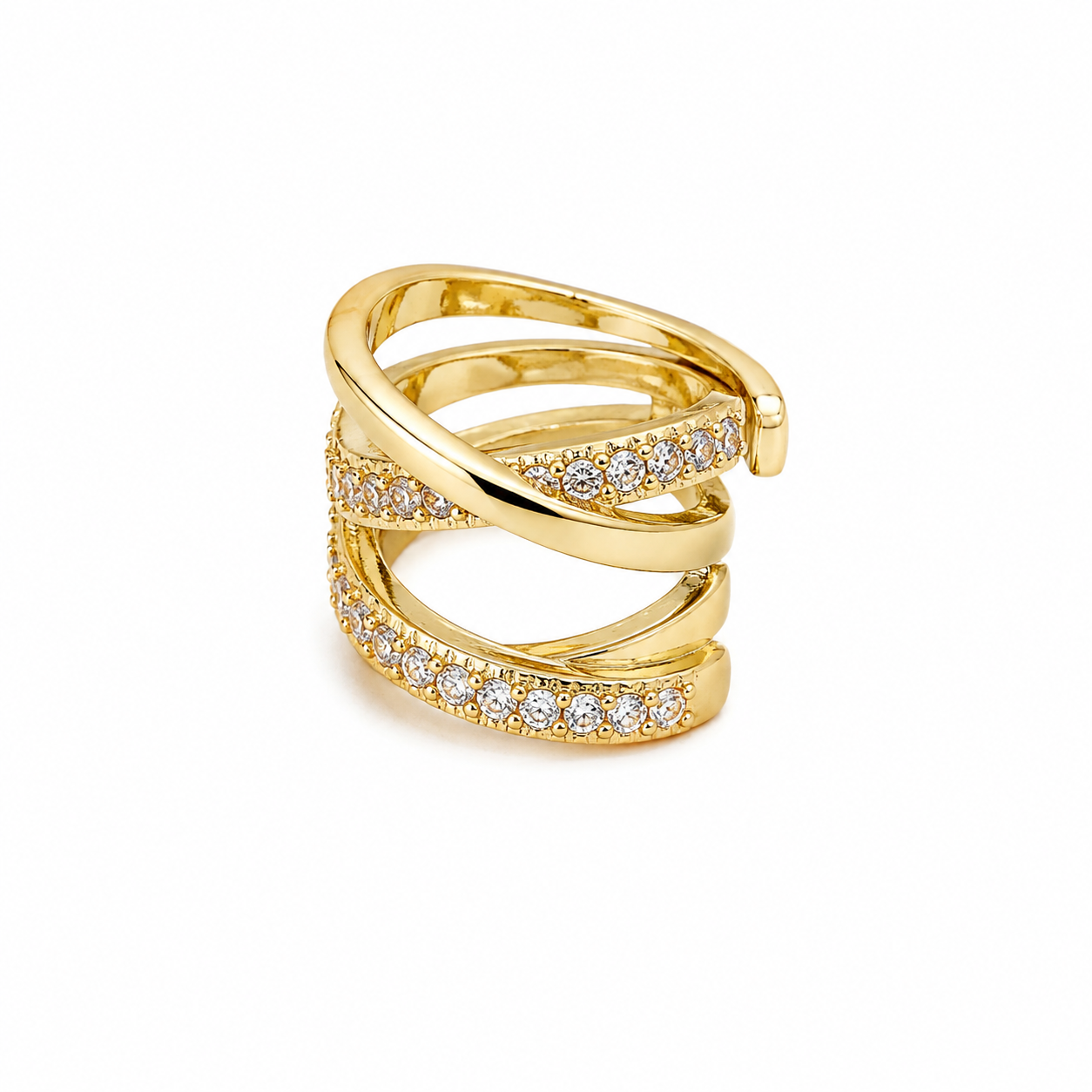 Crystal Wrap Earcuff