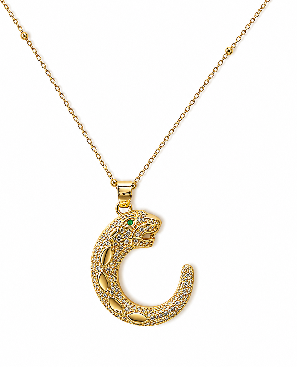 Golden Panther Necklace