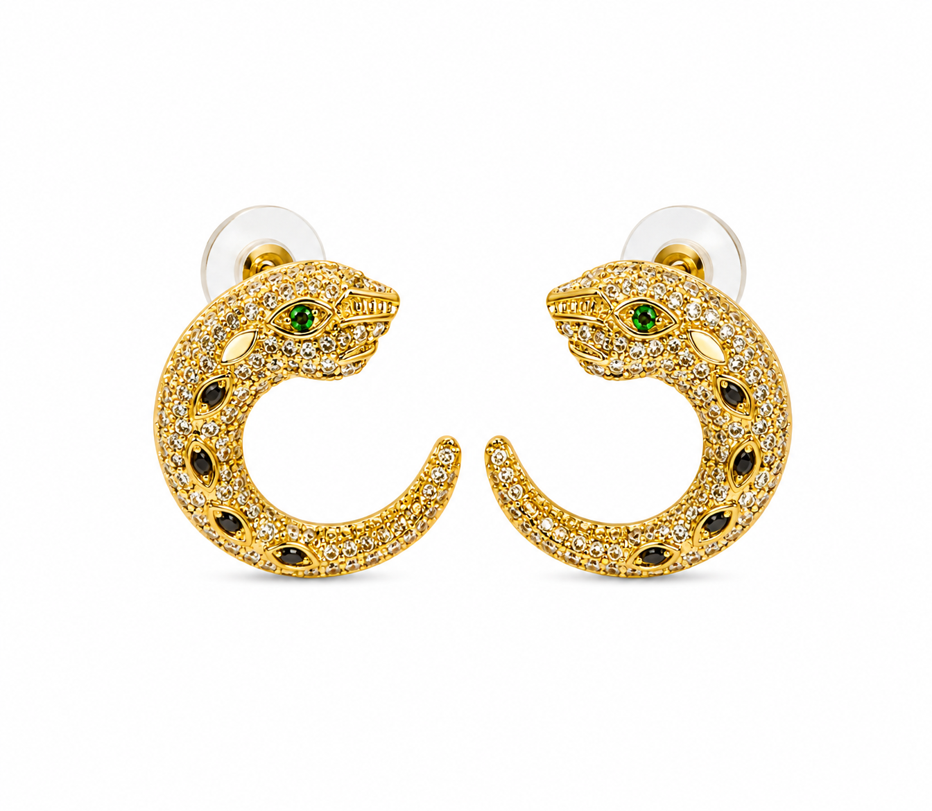 Panther Hoop Earrings