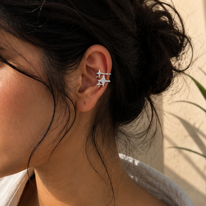 Stellar Spark Ear Cuff