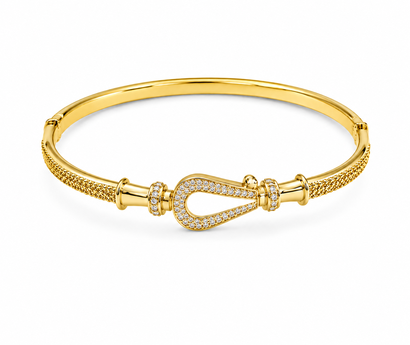 Crystal Knot Bangle