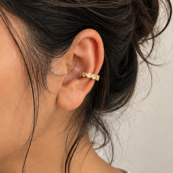 Marquise Crystal Earcuff
