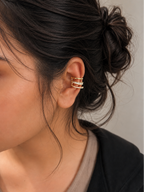 Luxe Triple Pavé Ear Cuff
