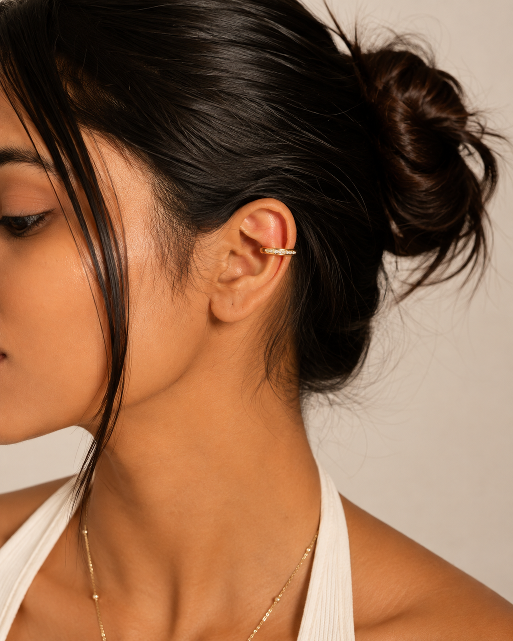 Luna Crystal Ear Cuff