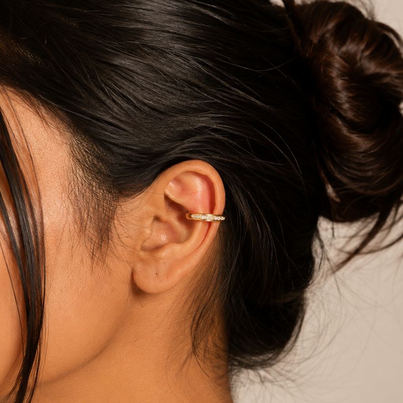 Luna Crystal Ear Cuff